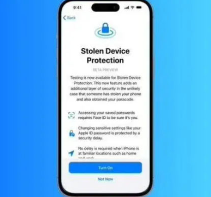 孝南苹果授权维修店分享被盗设备保护功能开启方法