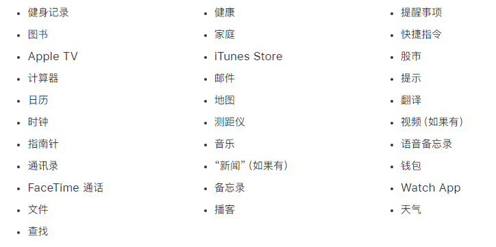 孝南苹果手机维修分享iPhone 14系列机型可以卸载哪些自带的App? 